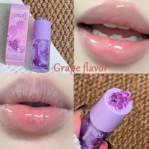 Baorder 4-Piece Moisturizing Fruit Lip Oil Gloss Set