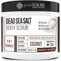 pureSCRUBS Premium Coconut Body Scrub Set with Loofah & Soap