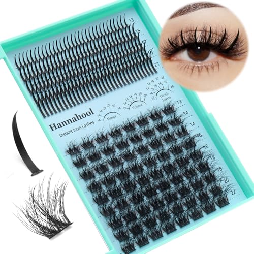 D Curl Lash Clusters - 12-22mm Mixed Volume Eyelash Extensions
