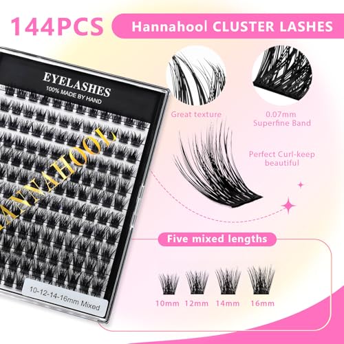 Mixed 8-10-12-14mm Cluster Lashes | Soft Volume Eyelash Extensions
