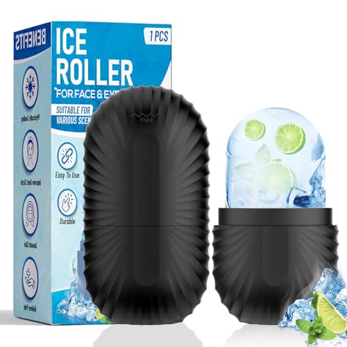 Ice Roller for Face & Eyes | Silicone Reusable Facial Roller