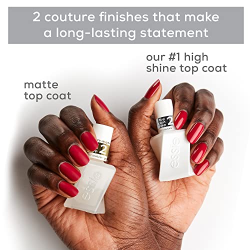 essie Gel Couture Longwear Nail Polish, Scarlet Red, Rock the Runway, 0.46 Ounce (Pack of 2)