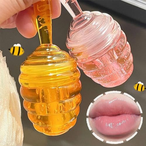 Honey Lip Oil Moisturizing Lip Gloss Set - 2 Pack