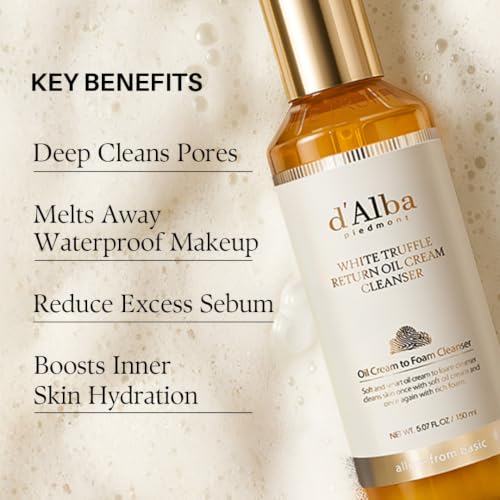 d'Alba Piedmont White Truffle Oil Cleanser 5.41oz