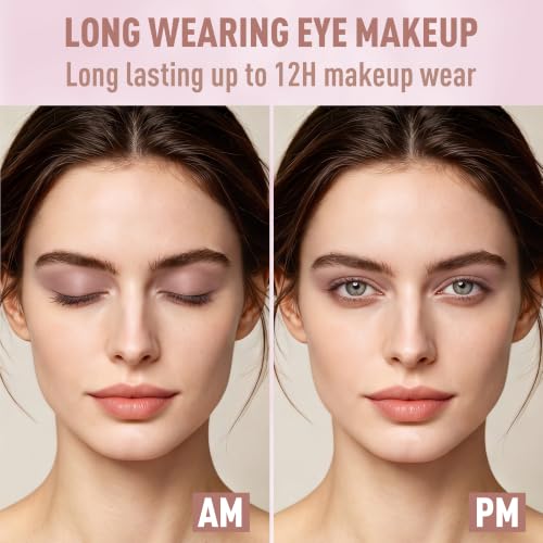 FV Long Lasting Waterproof Matte Eyeshadow Stick Duo - Rose Matte, Crease-Proof, High Pigment, Easy Blend