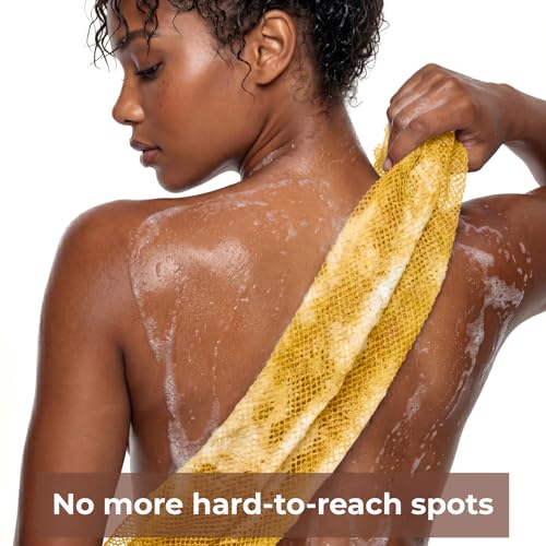 African Net Sponge 3-Pack Exfoliating Mesh for Face & Body