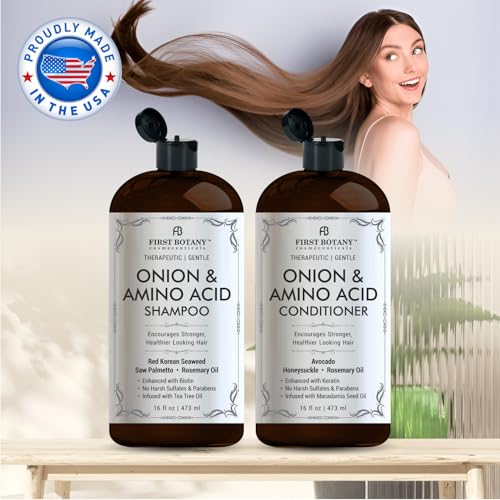 Onion & Amino Acid Shampoo and Conditioner Set - Hair Growth & Strengthening