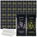Twoworld Lavender & Lemon Moist Cotton Towelettes - 100 Pack, Individually Wrapped, Hot & Cold Use