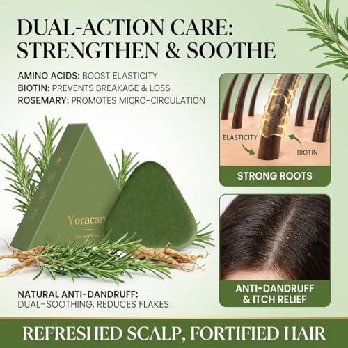 Yoracare Rosemary Scalp Revival Shampoo Bar