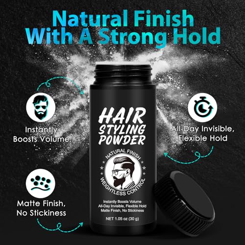 VOFANK Men's Texture Powder 30g - Volumizing, Matte Finish, 24H Hold - 1 Pack
