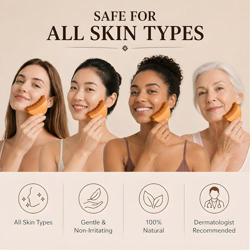 Lymphatic Contour Face Brush - Soft Bristles & Travel Case