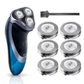 6 Pack HQ8 Replacement Heads for Philips Norelco Aquatec Shavers - Compatible Models AT750, PT710, HQ73XX Series