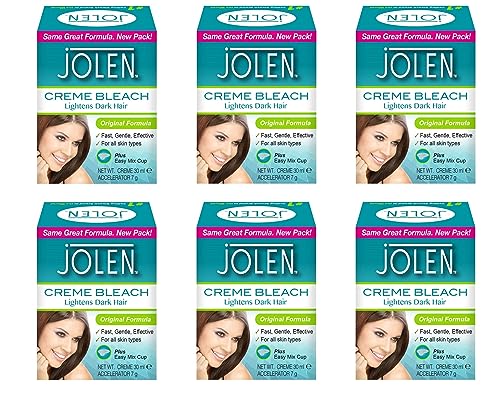 Hair Lightening Cream - Dark Hair Bleach, 30ml, Pack of 6