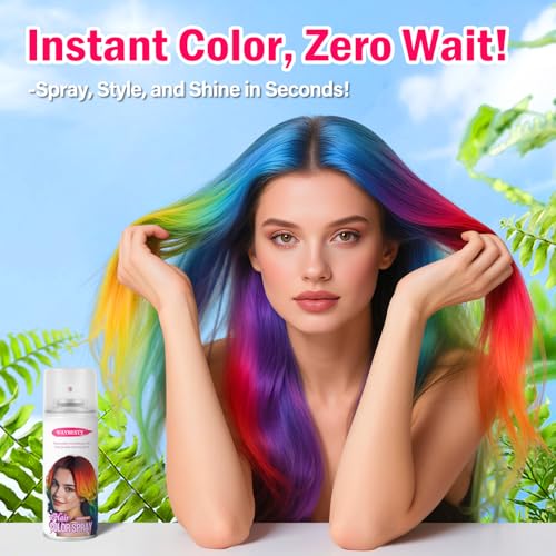 Orange Temporary Hair Color Spray – 120ml, Washable