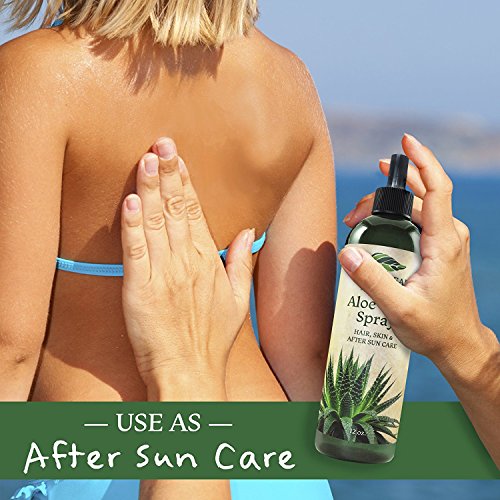 Aloe Vera Spray for Face & Body – Cold Pressed, 8 oz
