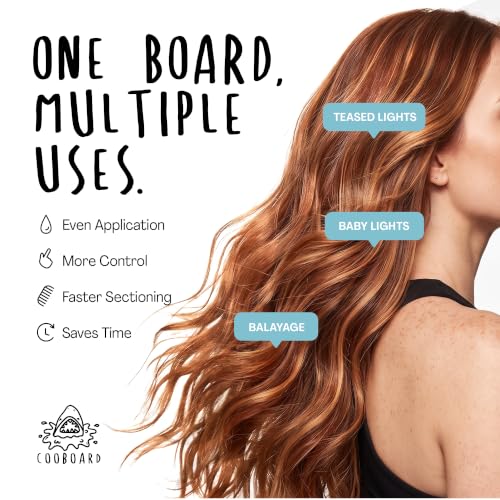 Balayage Highlighting Paddle with Teeth for Hair Coloring - Cooboard