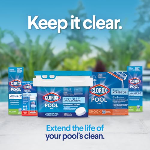 Clorox Pool&Spa Algaecide and Clarifier, 128 Fl Oz – Prevents Algae