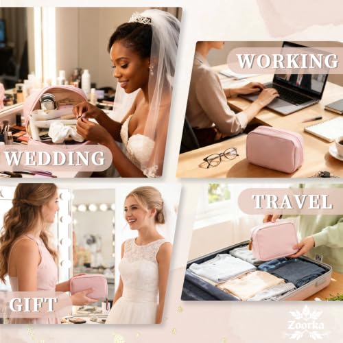 Bridal Emergency Kit, 60+ Pcs Wedding Day Essentials with Cosmetic Bag