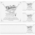 30 Pcs Cheerleader Megaphone Necklaces with Motivational Cards