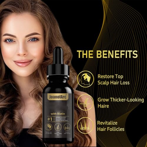 Hair Growth Serum with 5% Minoxidil & Biotin for Men Women