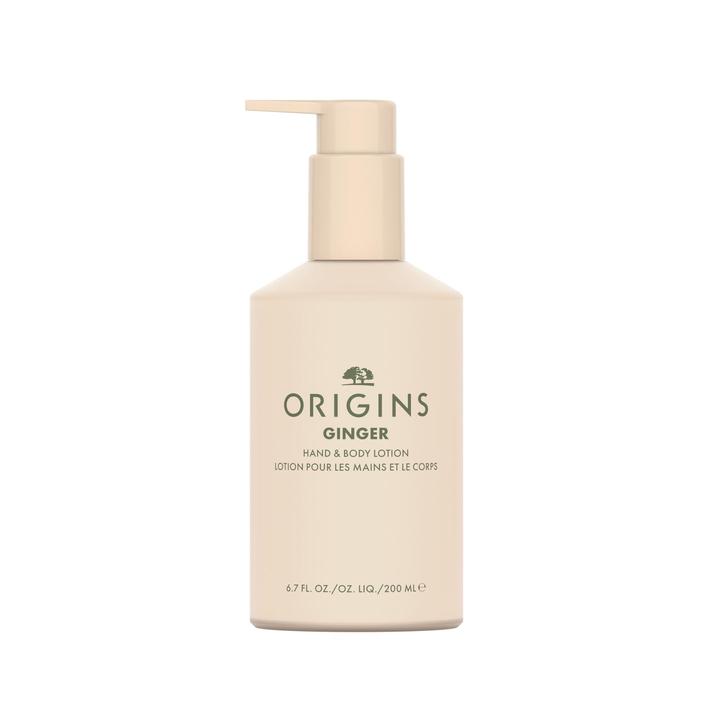 Origins Ginger Hand & Body Lotion for Dry Skin | Hydrates & Softens | With Vitamin E & Aloe Vera, 6.7 Fl Oz