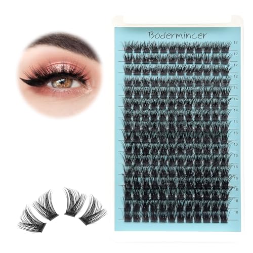 Bodermincer D Curl 192 Cluster Lashes Mixed Length Variety Pack