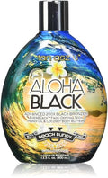 Tan Asz U Aloha Black 200X Advanced Black Bronzer Tanning Lotion, 13.5 oz