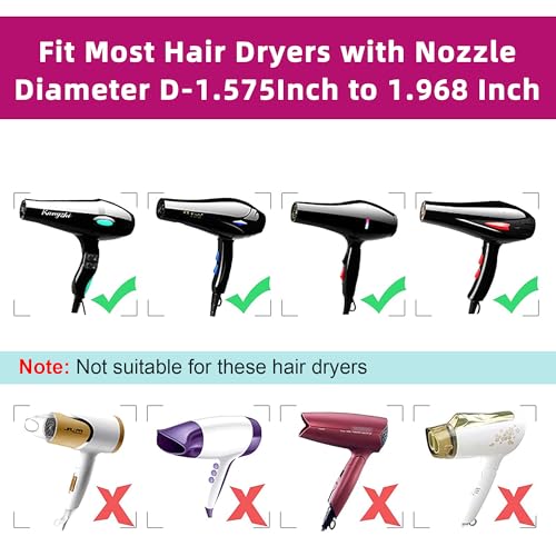 Collapsible Silicone Hair Dryer Diffuser - Pink