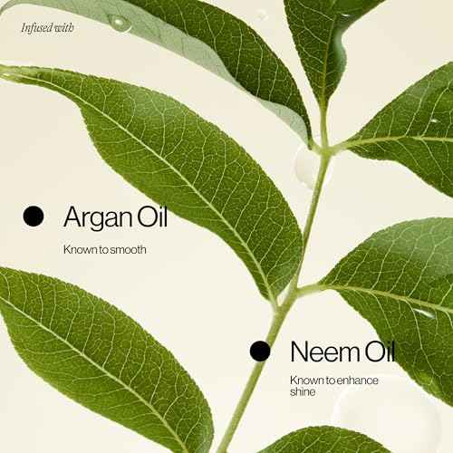 Eva NYC Anti-Frizz Hair Mask for Instant Shine - Argan Oil + Neem Oil - For High Gloss + Glassy Mirror-Like Shine - Nourishing Anti-Frizz Hair Product - Warm Vanilla Scent - 8.4 fl oz