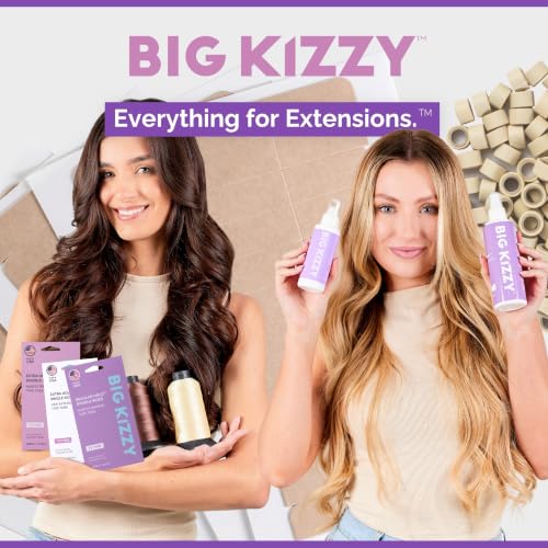 Big Kizzy Ultra Stick Tape for Hair Extensions - 48 Tabs, Strong Hold