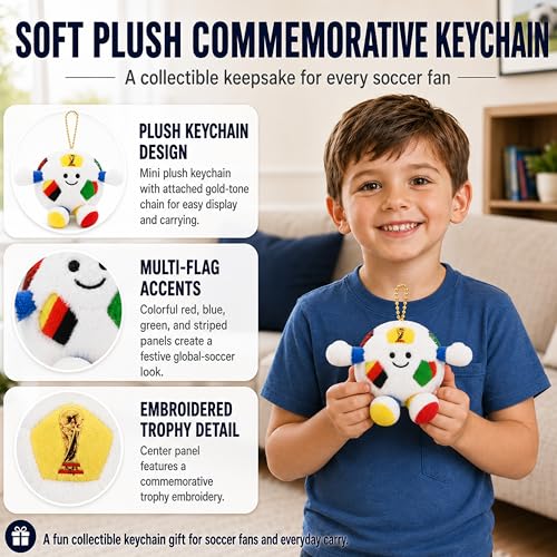 Flag Pattern Plush Soccer Ball Pillow - Soft Decorative Throw for Kids