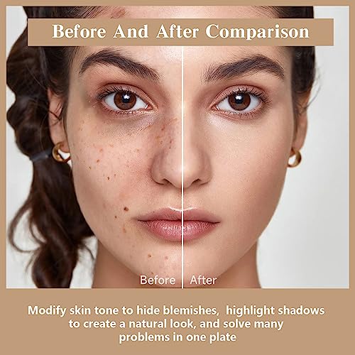 HOSAILY 12 Color Concealer Palette - Full Coverage Foundation Makeup