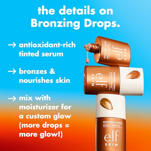 e.l.f. Bronzing Drops Fair Gold - Liquid Face Tinted Serum