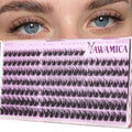 Yawamica Short D Curl Lash Clusters - Mixed 9mm-12mm for Natural Everyday Look