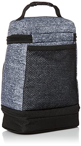 adidas Excel 2 Insulated Lunch Bag, Jersey Onix Grey/Black, One Size