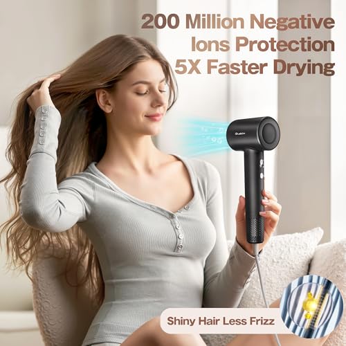 Labiim High-Speed Ionic Hair Dryer with 110,000 RPM Motor, Cold & Hot Modes