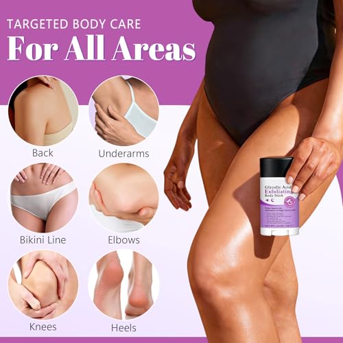 Glycolic Acid Body Exfoliating Stick – 7% AHA for Rough Skin