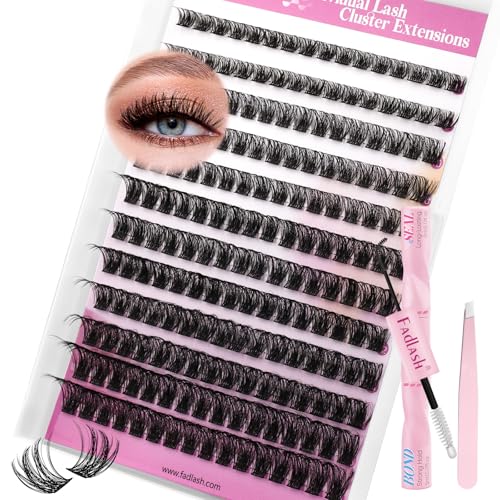 FADLASH Fluffy Lash Clusters DIY Kit - 0.07D Curl 8-16mm