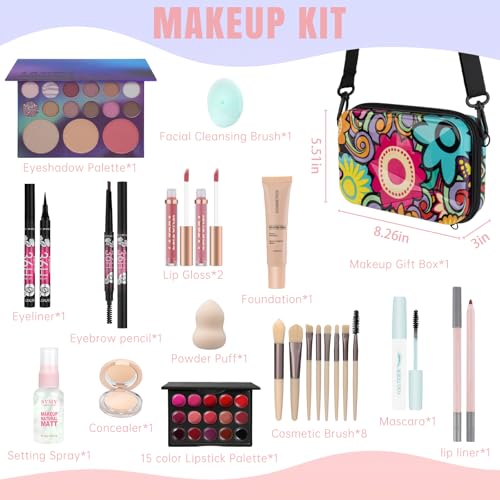 LAZORA Complete Makeup Kit Set for Teens & Women