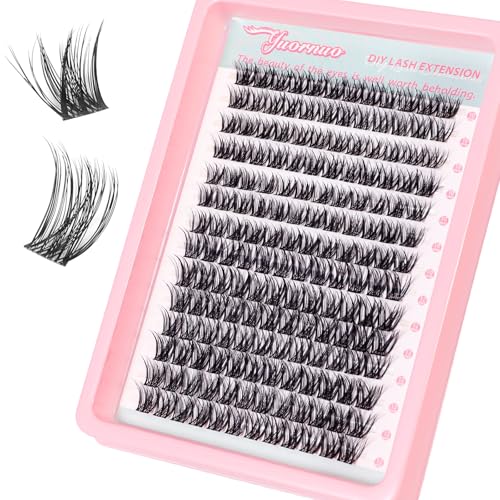 Lash Clusters 10-12mm Wispy Natural Eyelash Extensions 168 PCS