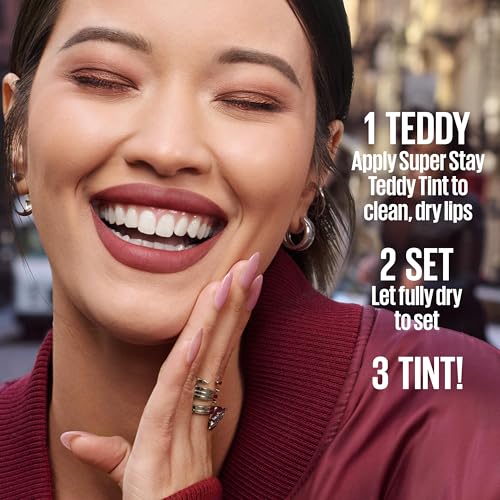 Maybelline Super Stay Teddy Lip Tint, 12-Hour Matte