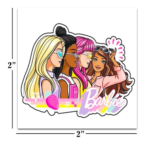 Barbie Temporary Tattoos for Kids - 72 Pack Party Favors