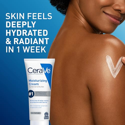 CeraVe Moisturizing Cream 8oz - Face & Body Hydrator for Sensitive Skin