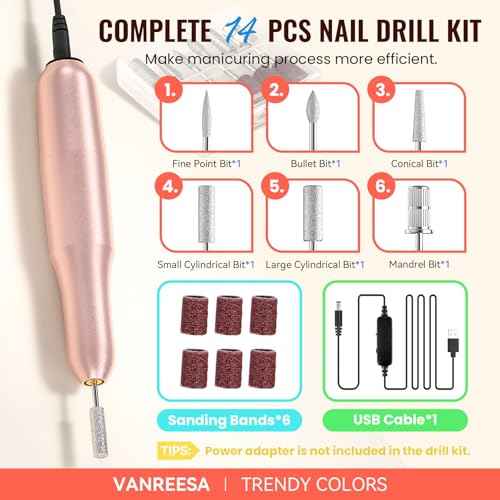 VANREESA Gel Nail Polish Kit with U V Light and Nail Drill Kit 65 Pcs Gel Polish Nail Set 35 All Season Colors Nail Polish Set Base Coat & 4 Effects Top Coat Complete Nail Kit Gifts for Women