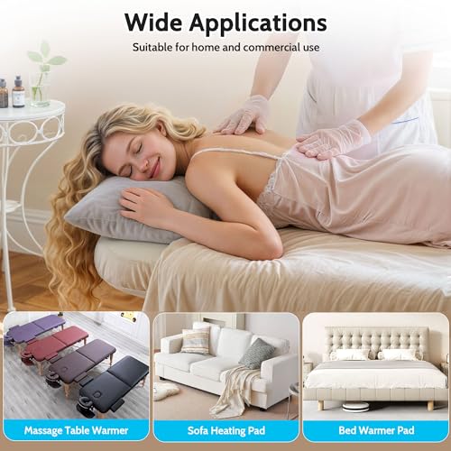 ReFzeg Massage Table Warmer Heating Pad - Professional Spa Bed Heating Blanket