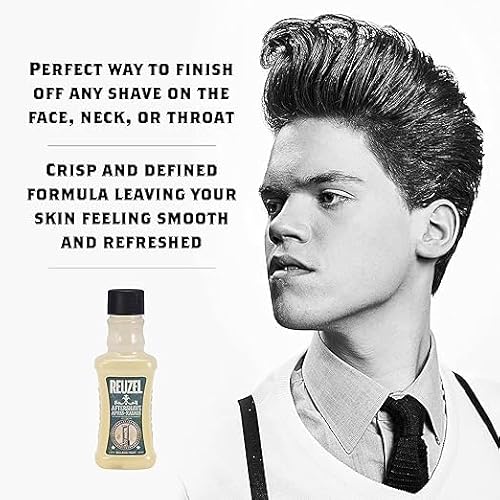 Reuzel Aftershave - Crisp And Defined Formula - Light Masculine Scent - Leaves Skin Feeling Hydrated - Perfect Way To Finish Off Any Shave On Face Or Neck