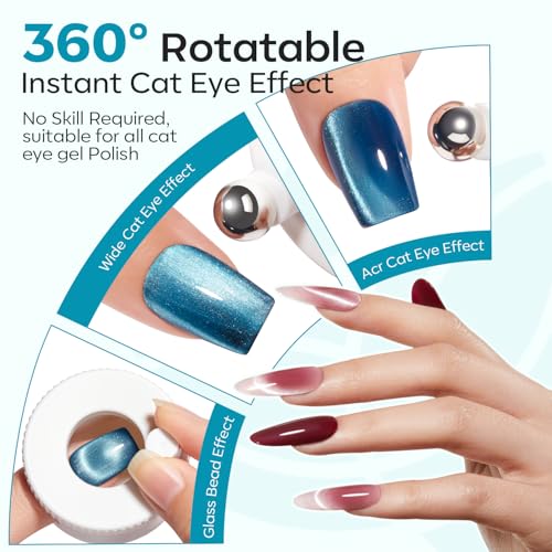 Modelones Cat Eye Magnet 5D Automatic Rotating Nail Tool