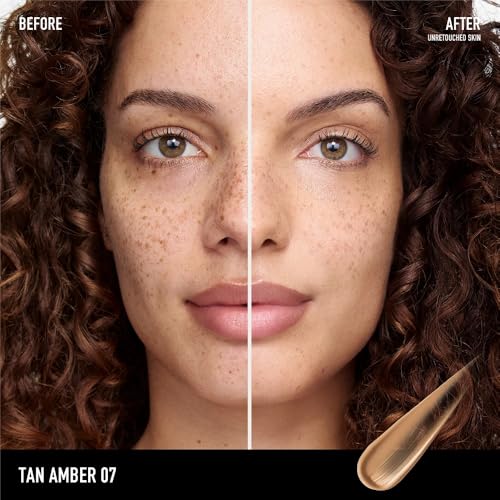 bareMinerals Complexion Rescue Tinted Moisturizer for Face with SPF 30, Full Size, Tan Amber 07, Vegan, Cruelty-Free & Dermatologist-Tested