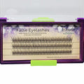 Fish Tail False Lashes 20 Roots Eyelash Extensions C Curl 10mm
