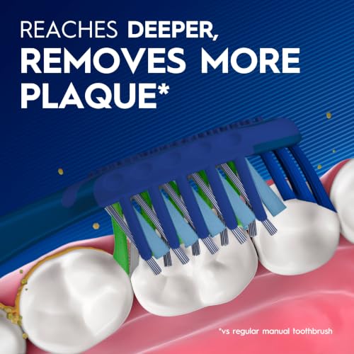 Oral-B Pro Clean Cross Action Manual Toothbrushes Pack of 6 for Deep Plaque Removal